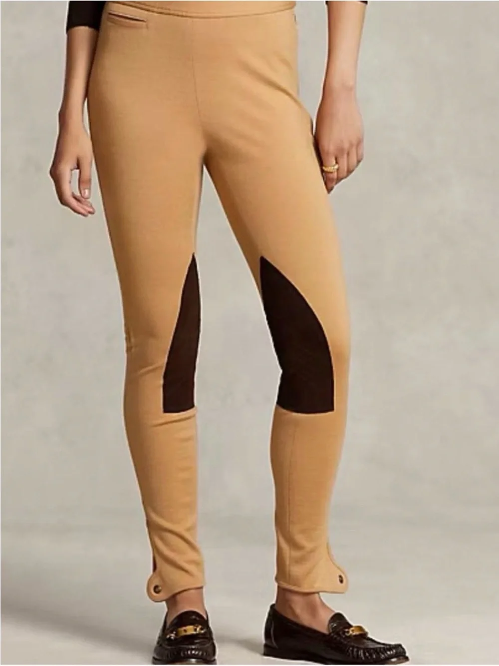 Polo Ralph Lauren Brown Ponte Riding Jodhpur Equestrian Pants Wool blend NEW